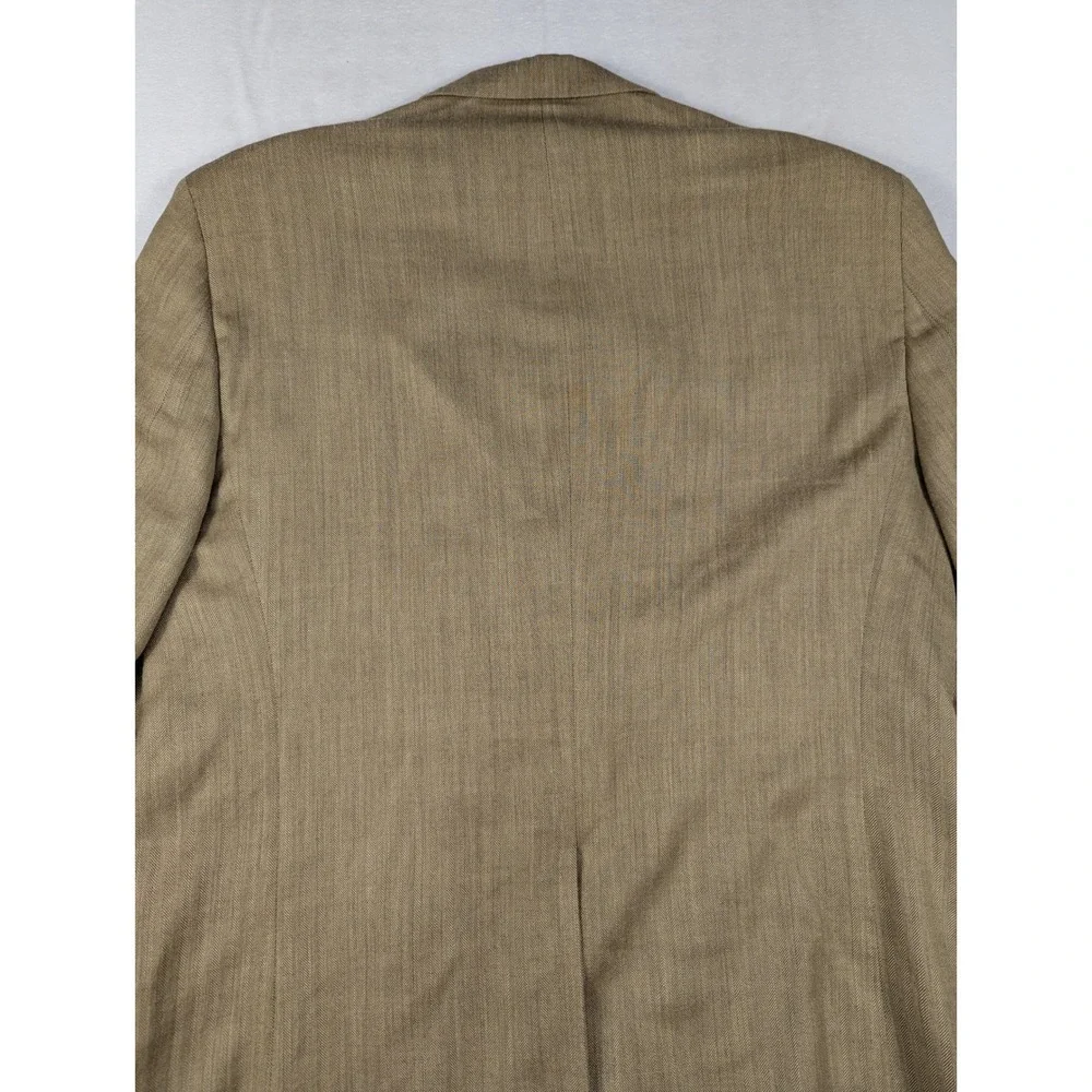 Lauren Ralph Lauren‎ Silk Wool Herringbone Mens Blazer Size 44L